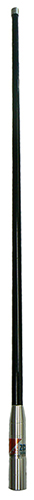 AM/FM receive medium-duty detachable vehicle antenna top, black, receive only, internal UHF male – 1.1m